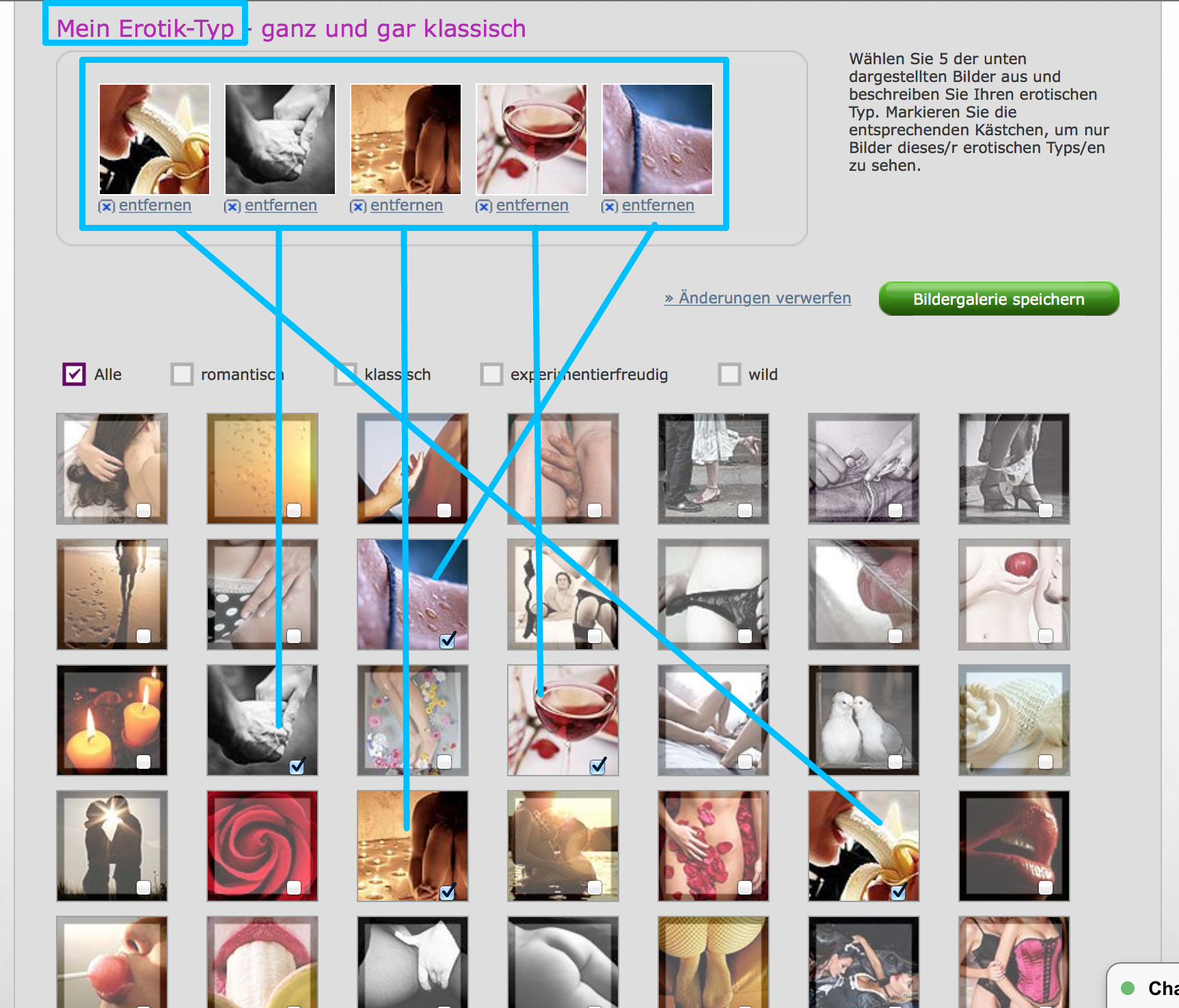 C-date Screenshot Bestimmung Erotiktyp